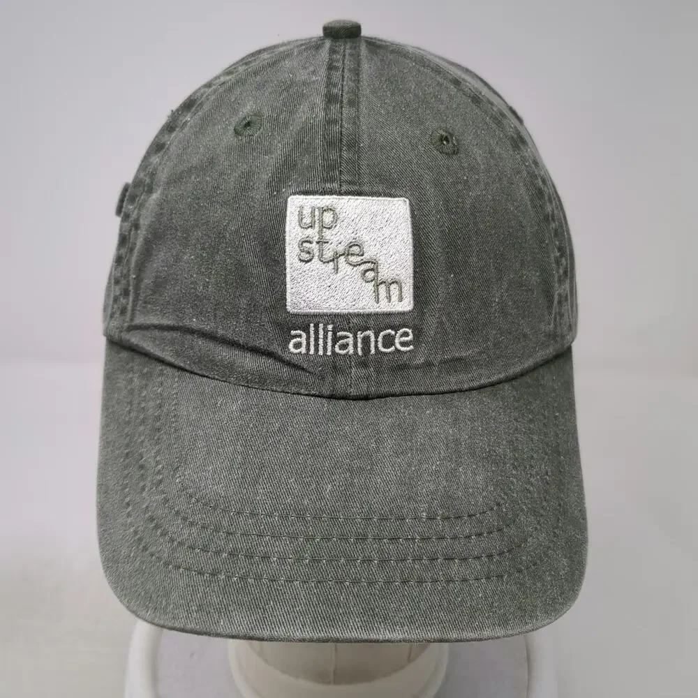 Port & Company Baseball Cap Green One Size Upstream Alliance Hat Slideback